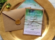 Zaproszenia Ślubne zielone eko kartki